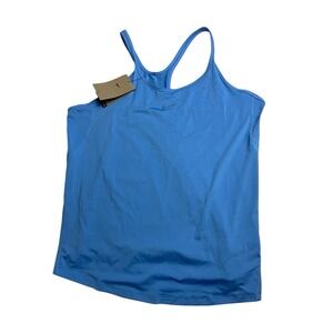 Nike Dri-fit Racer Back‎ W Lg Blue Active Wear Top